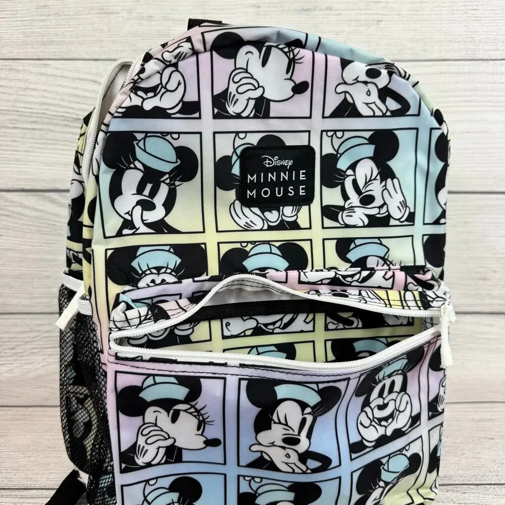 Minnie Mouse Girl's Graphic School Backpack & Lunchbox Set